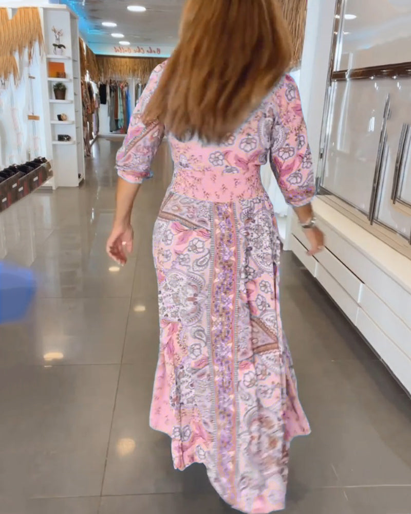 Noreen | Bohemian Flow Maxi Dress