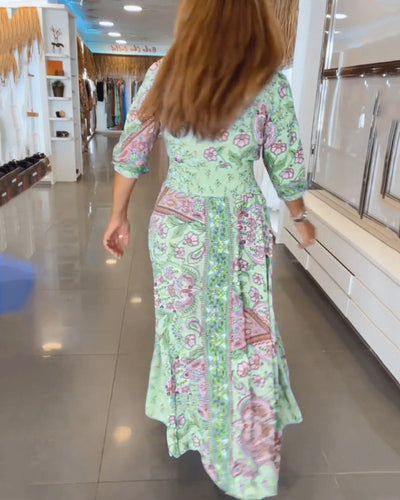 Noreen | Bohemian Flow Maxi Dress
