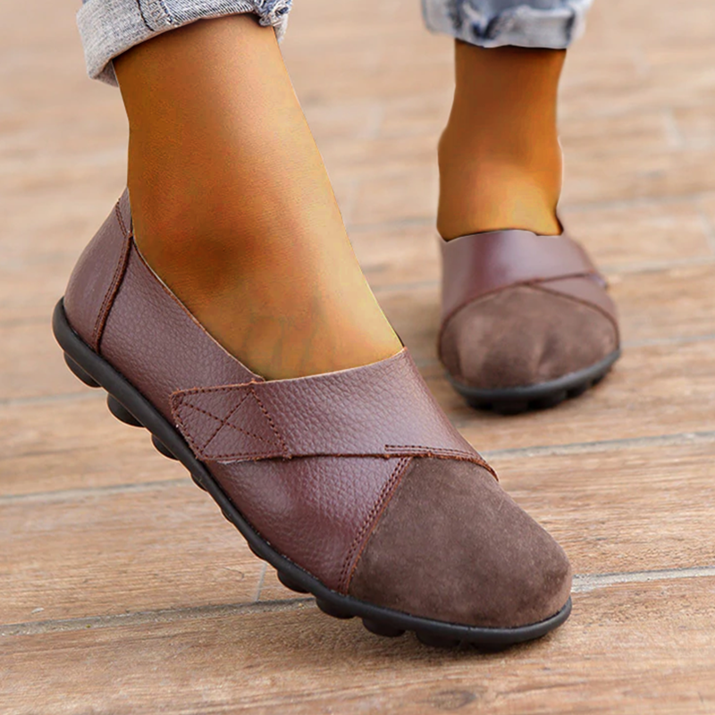 Liveli Premium Orthopedic Shoes Genuine Comfy Leather Loafers