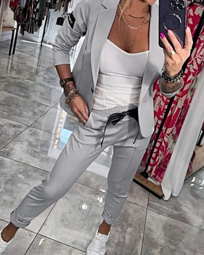 Thalina | Ensemble blazer décontracté chic