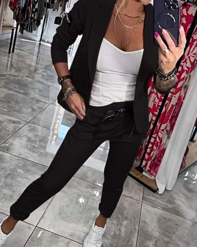 Thalina | Ensemble blazer décontracté chic