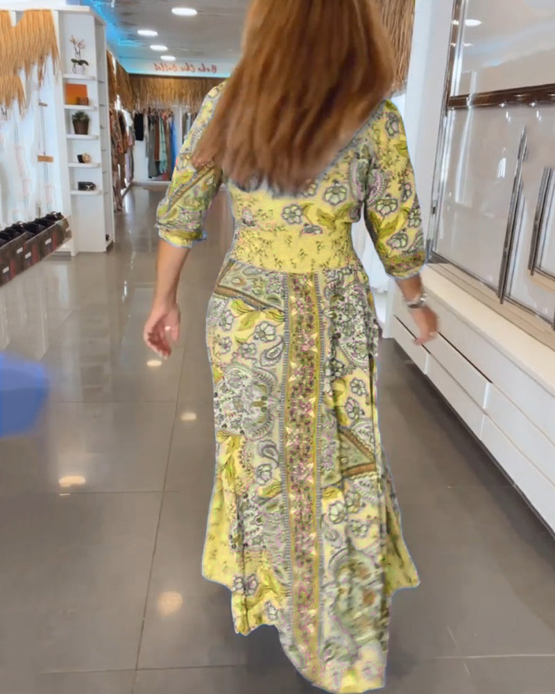 Noreen | Bohemian Flow Maxi Dress