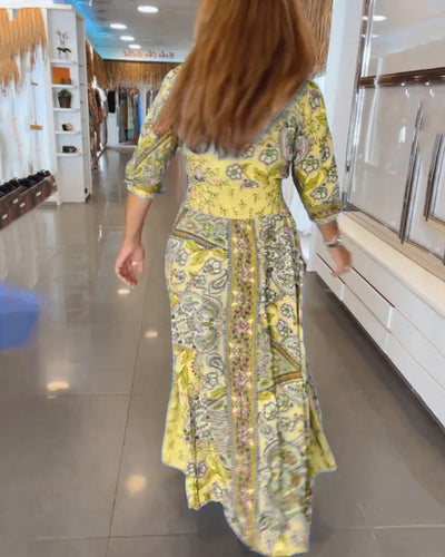 Noreen | Bohemian Flow Maxi Dress