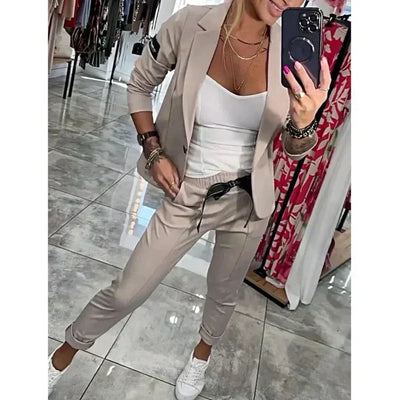 Thalina | Ensemble blazer décontracté chic