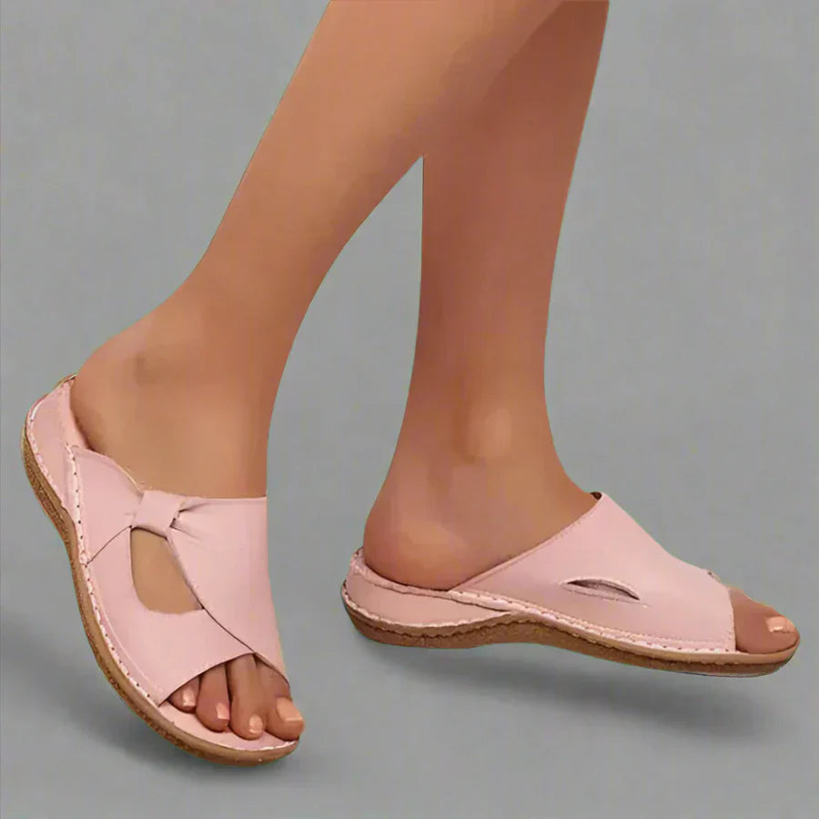 Yvonne | Sandales orthopédiques en cuir vegan haut de gamme