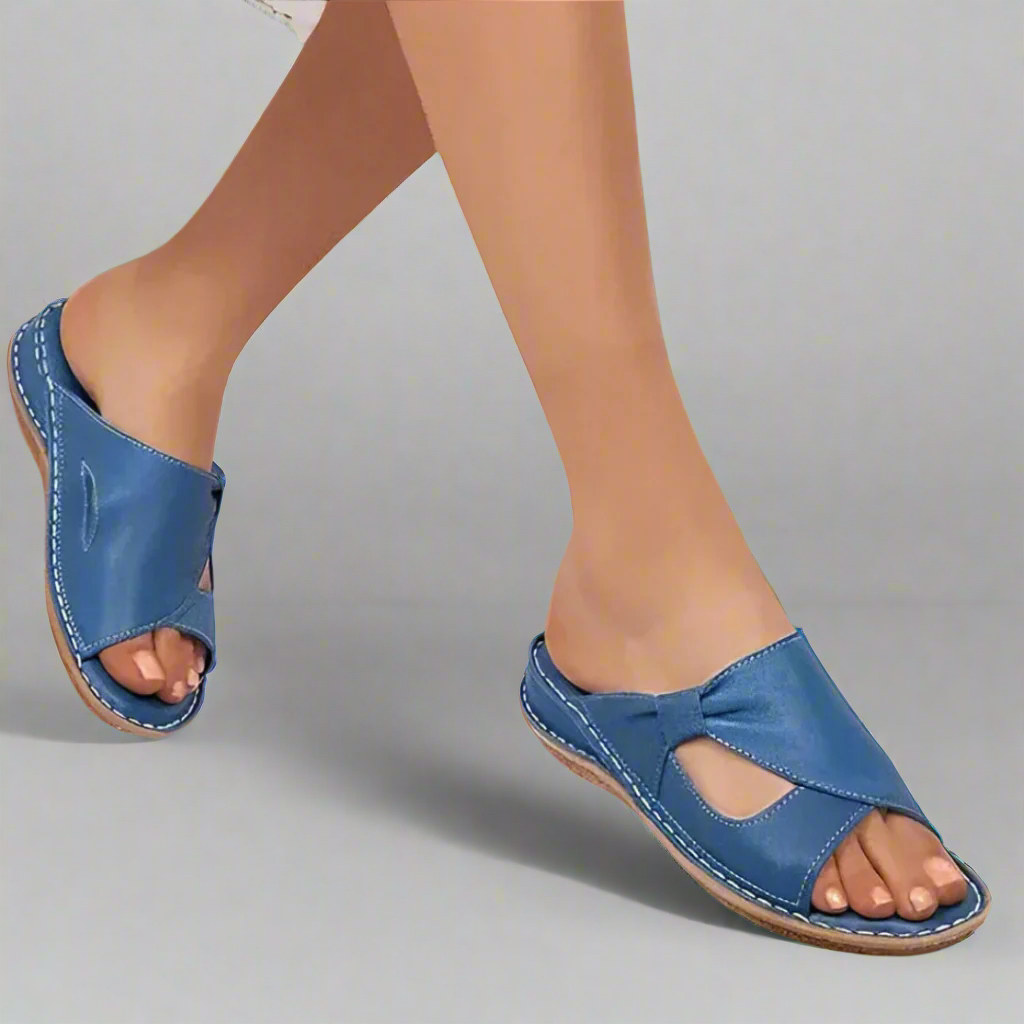 Yvonne | Sandales orthopédiques en cuir vegan haut de gamme
