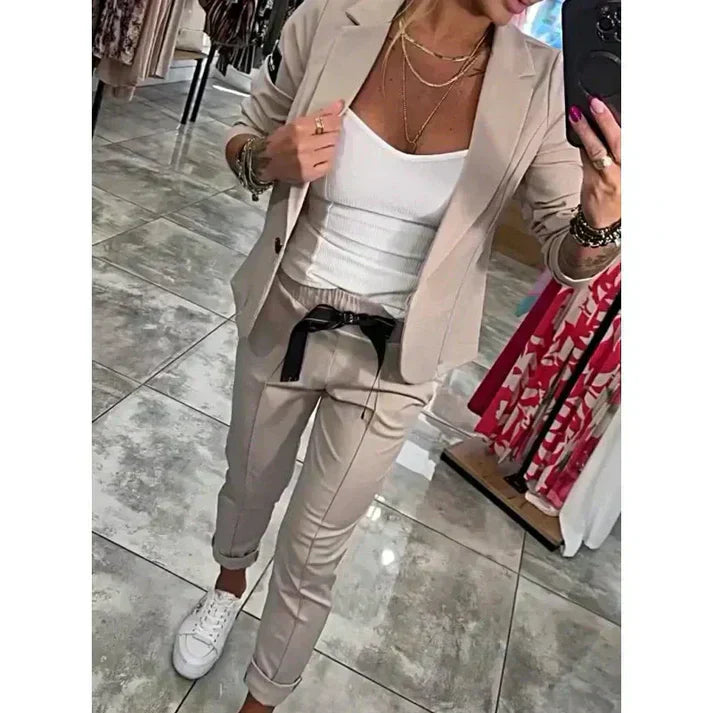 Thalina | Ensemble blazer décontracté chic