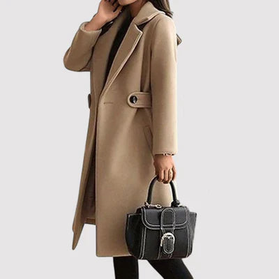 Clara - Wool Coat with Belt