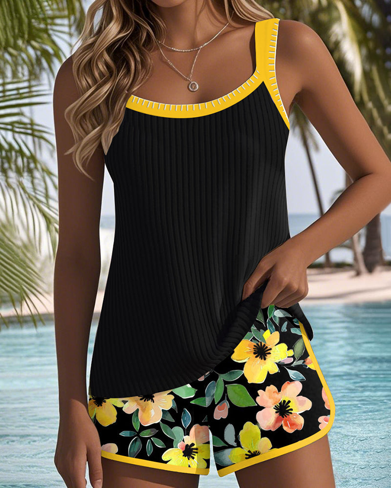 Liveli® | Two-Piece Elegant Tankini Set
