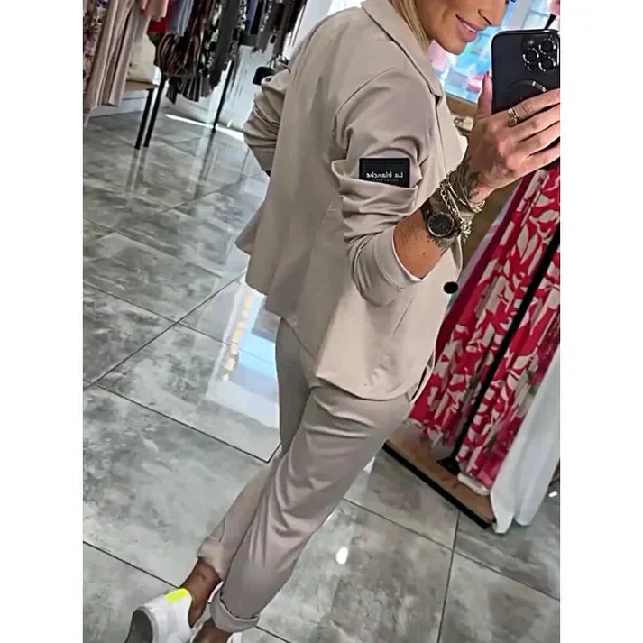 Thalina | Ensemble blazer décontracté chic