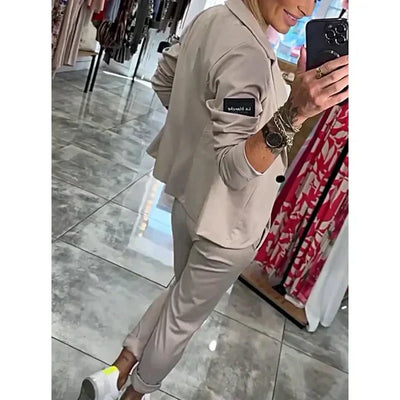 Thalina | Ensemble blazer décontracté chic