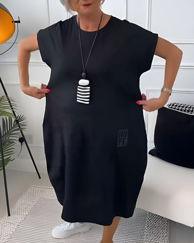 Mildred™ - Stylish dress with short sleeves