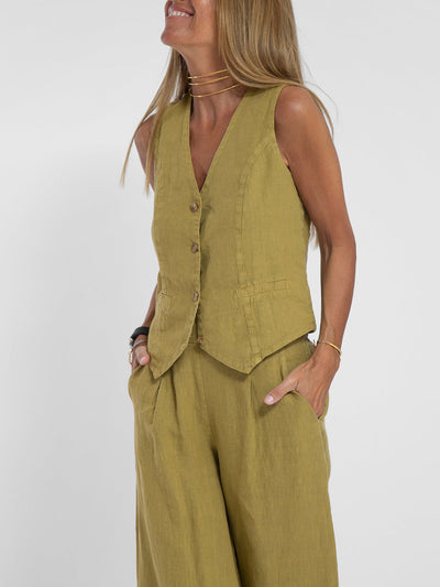 Ella | Vest Wider Pants Set (Almost Sold Out)