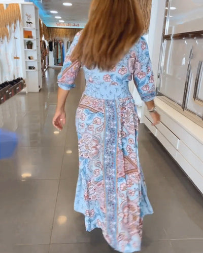 Noreen | Bohemian Flow Maxi Dress