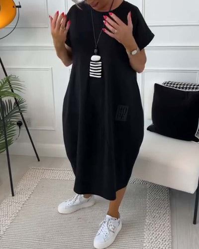 Mildred™ - Stylish dress with short sleeves