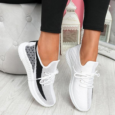 Liveli Breathable Lightweight Lace-Up Sneakers