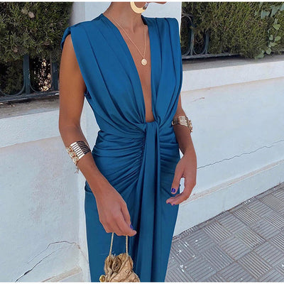 Isabella | Robe de soirée à décolleté en V profond