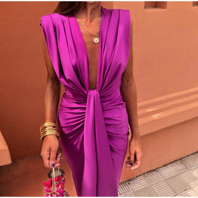 Isabella | Robe de soirée à décolleté en V profond
