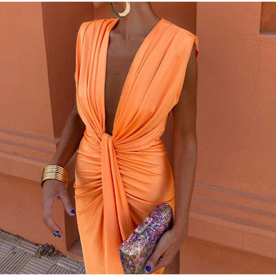 Isabella | Robe de soirée à décolleté en V profond
