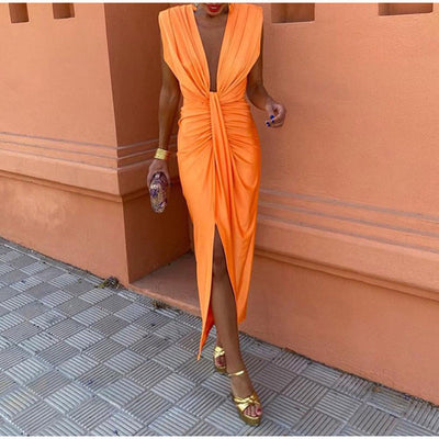 Isabella | Robe de soirée à décolleté en V profond