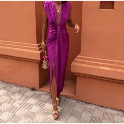 Isabella | Robe de soirée à décolleté en V profond