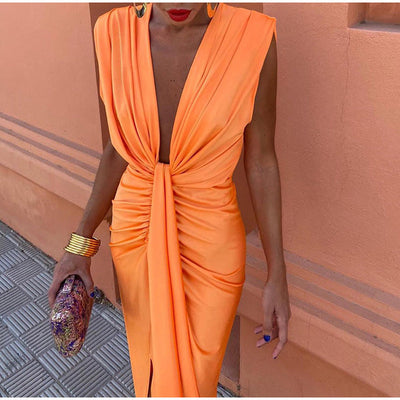 Isabella | Robe de soirée à décolleté en V profond