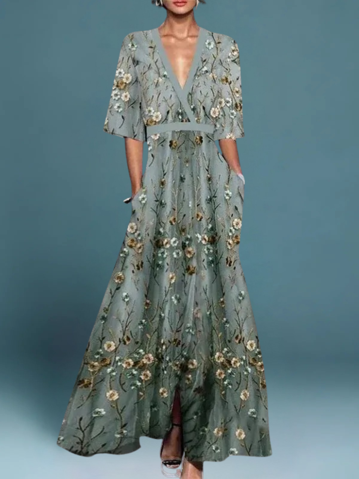 FLORENCE | Chic and Refined Floral Long Dress