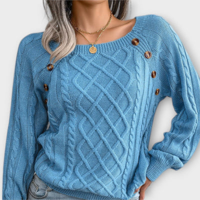 Malia - Strickpullover mit Knöpfen