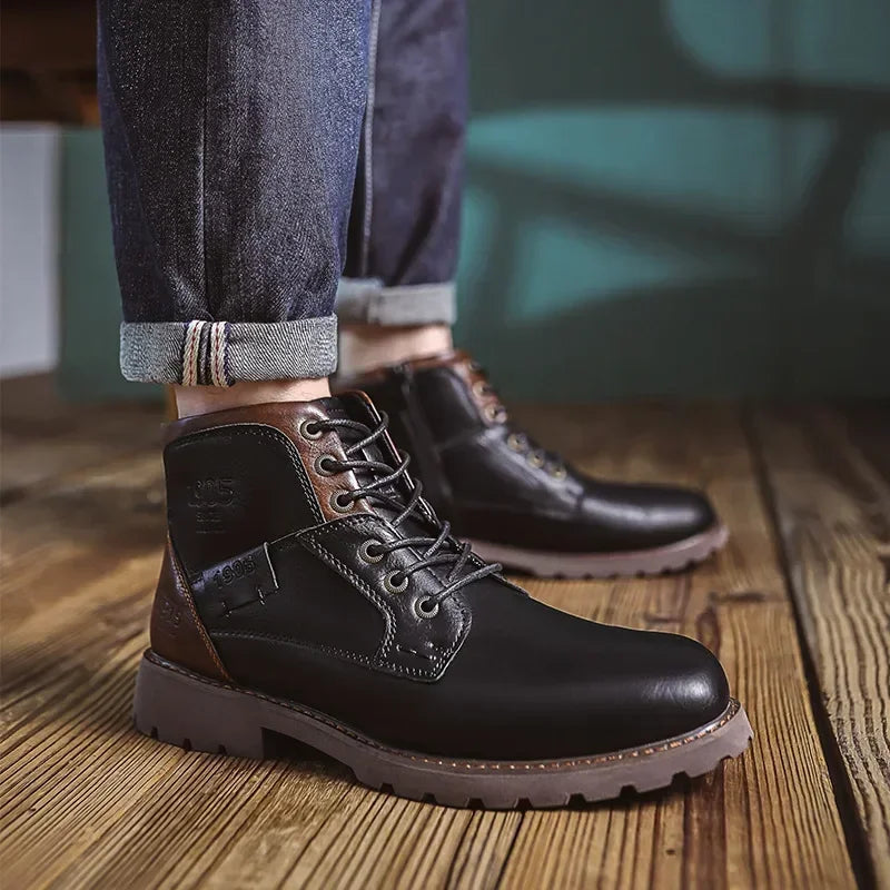 Parker | Lässige Lederstiefel für Herren im britischen Stil