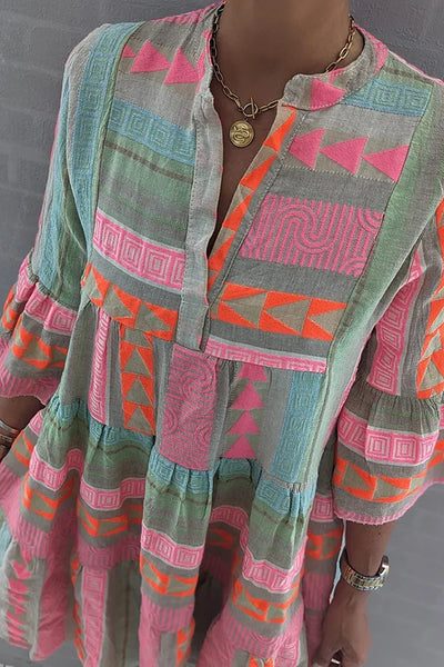 Kiki | Robe midi élégante pour le printemps (presque épuisée)