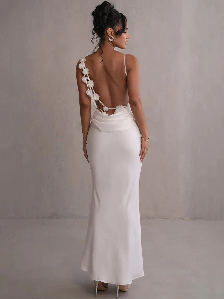Cassiane™ | Satijnen Bloem Jurk