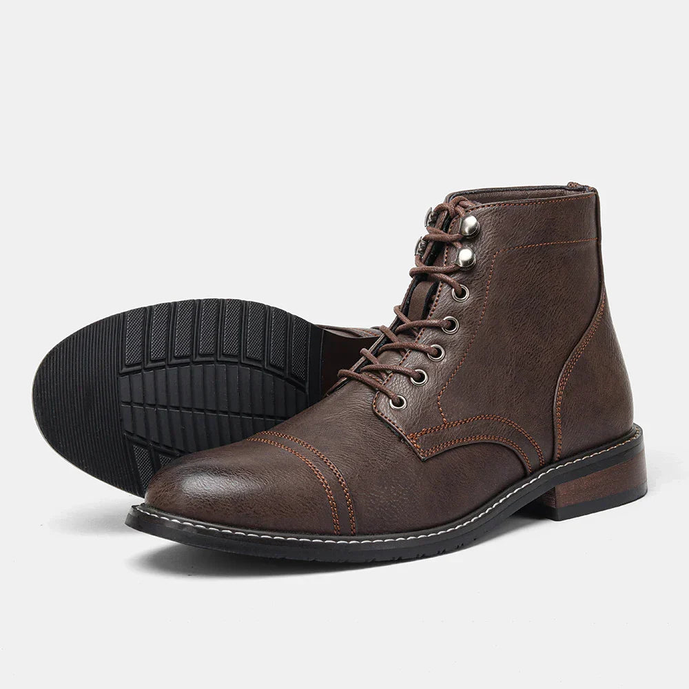 Keith | Vintage-Derby-Stiefel mit Kappe