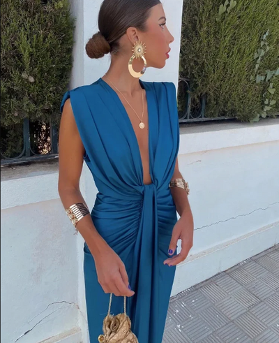 Isabella | Robe de soirée à décolleté en V profond