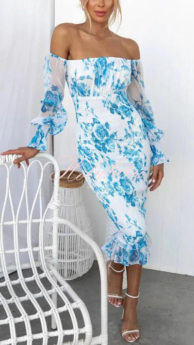 Kendall | Robe mi-longue de luxe (presque épuisée)