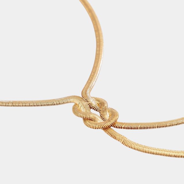 Adeline - Waist chain with geometric knot