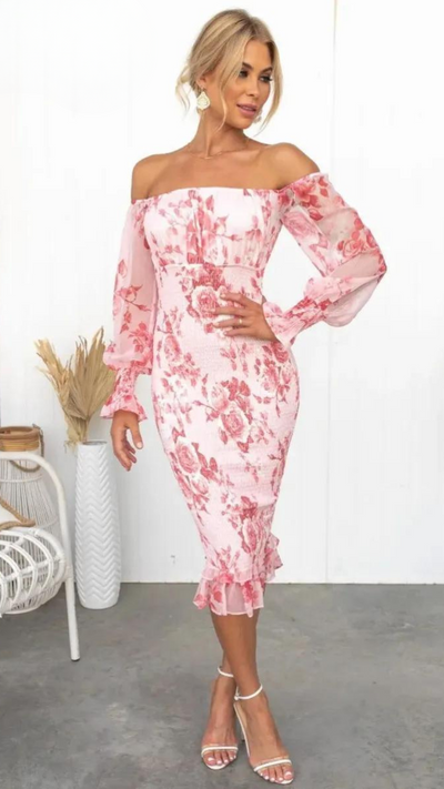Kendall | Robe mi-longue de luxe (presque épuisée)