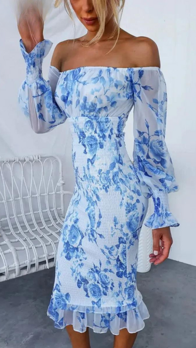 Kendall | Robe mi-longue de luxe (presque épuisée)
