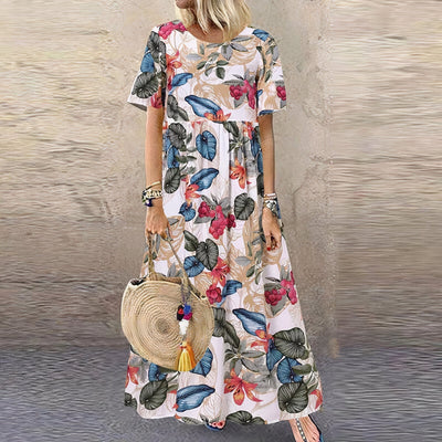 FLORA | Elegant and Lively Long Floral Dress