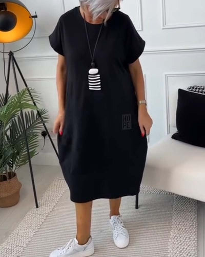 Mildred™ - Stylish dress with short sleeves