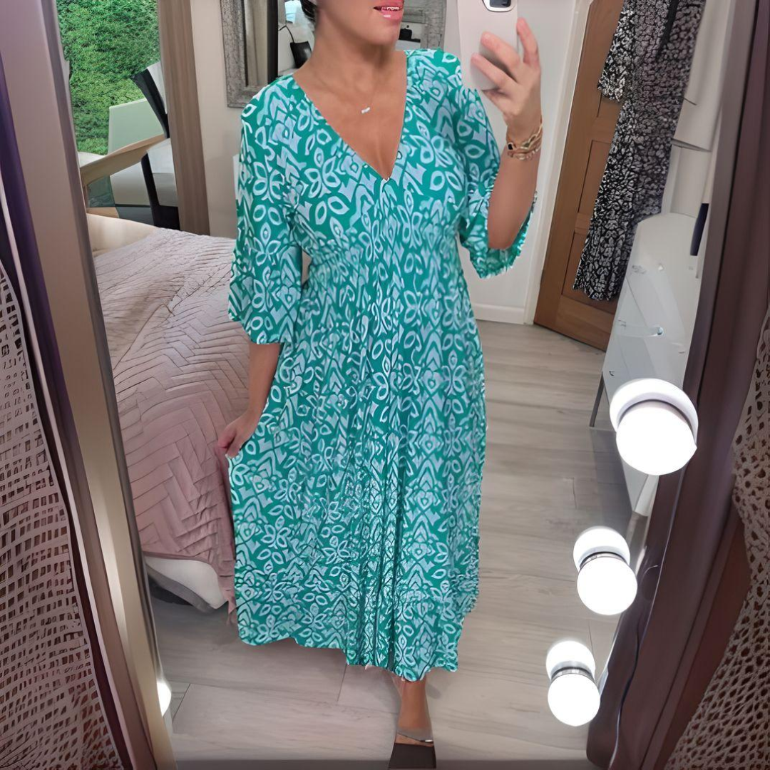 Benthe | Bohemian Jurk (Bijna Uitverkocht)