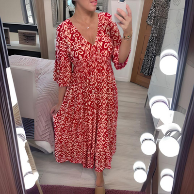 Benthe | Bohemian Jurk (Bijna Uitverkocht)