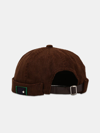 Japanese Harajuku Style Corduroy Brimless Hat