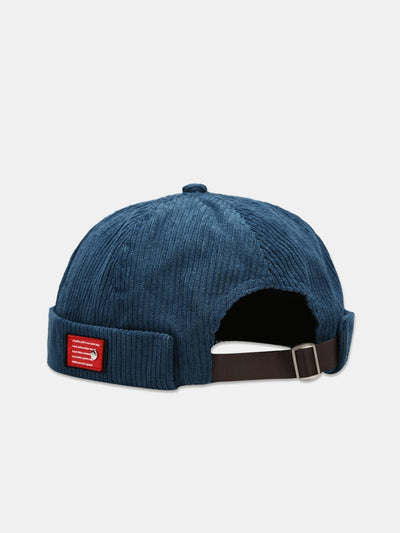 Japanese Harajuku Style Corduroy Brimless Hat