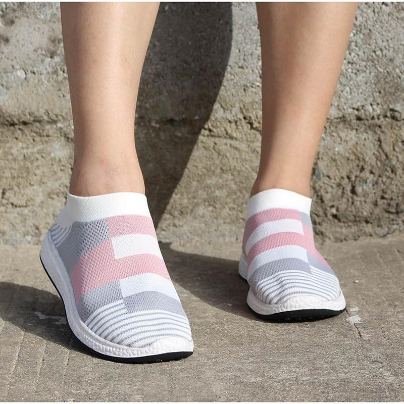 Liveli - Women Breathable Platform Flats Bunion Corrector Slip On Shoes