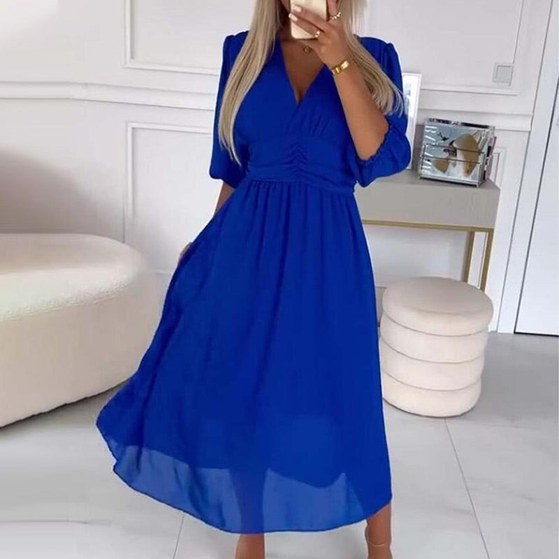 Lunessa | Airy V-Neck Dress