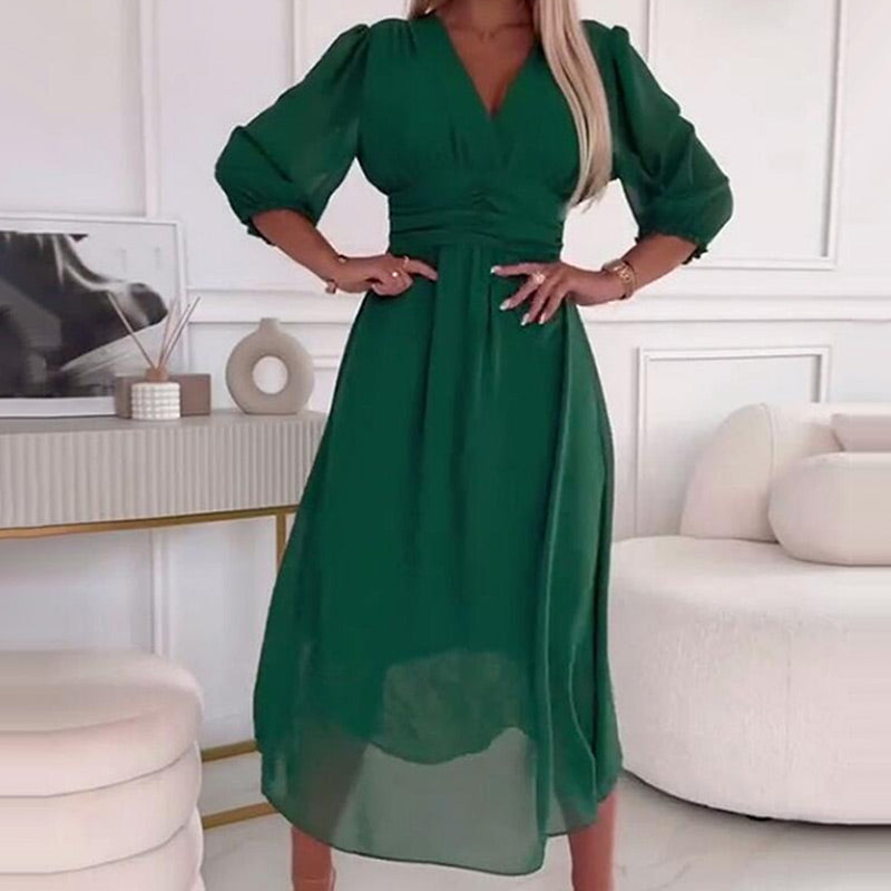 Lunessa | Airy V-Neck Dress