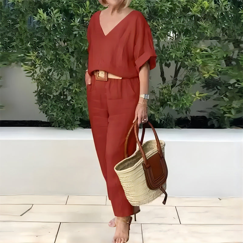 Claire | Luxe Relaxed Two-Piece Outfit