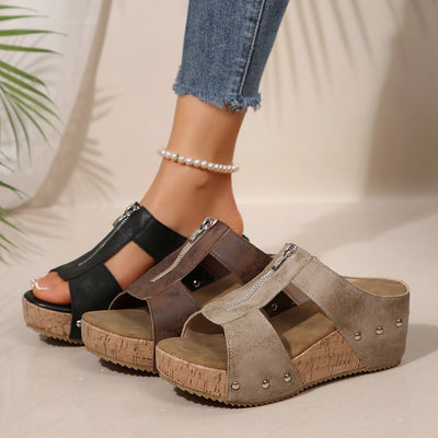 Anelina | Sandales compensées orthopédiques