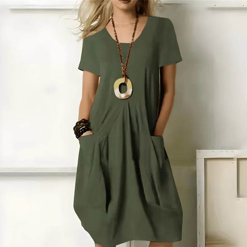 Meredith – Stylisches Kleid mit Bauchbedeckung