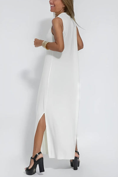 ELISE | Elegant Long Dress with Matching Cardigan Included